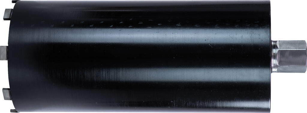 Diamond dry drill bit -soft-impact- 1¼”, Ø 132 mm, 350 mm usable length,7 segments