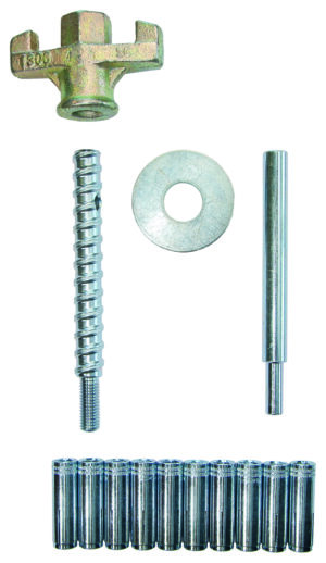 Set di fissaggio calcestruzzo/pietra, M 12, Ø 16