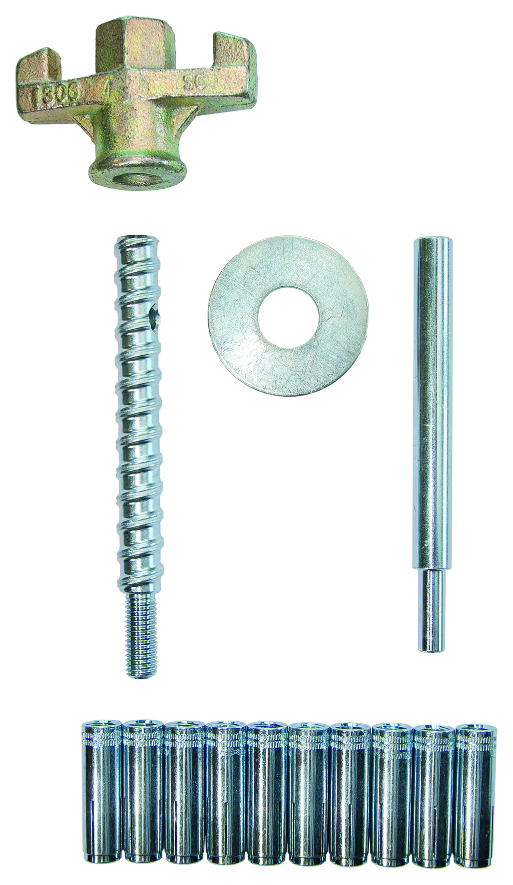 Set di fissaggio calcestruzzo/pietra, M 12, Ø 16