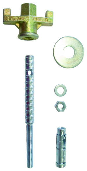 - Set di fissaggio mattone