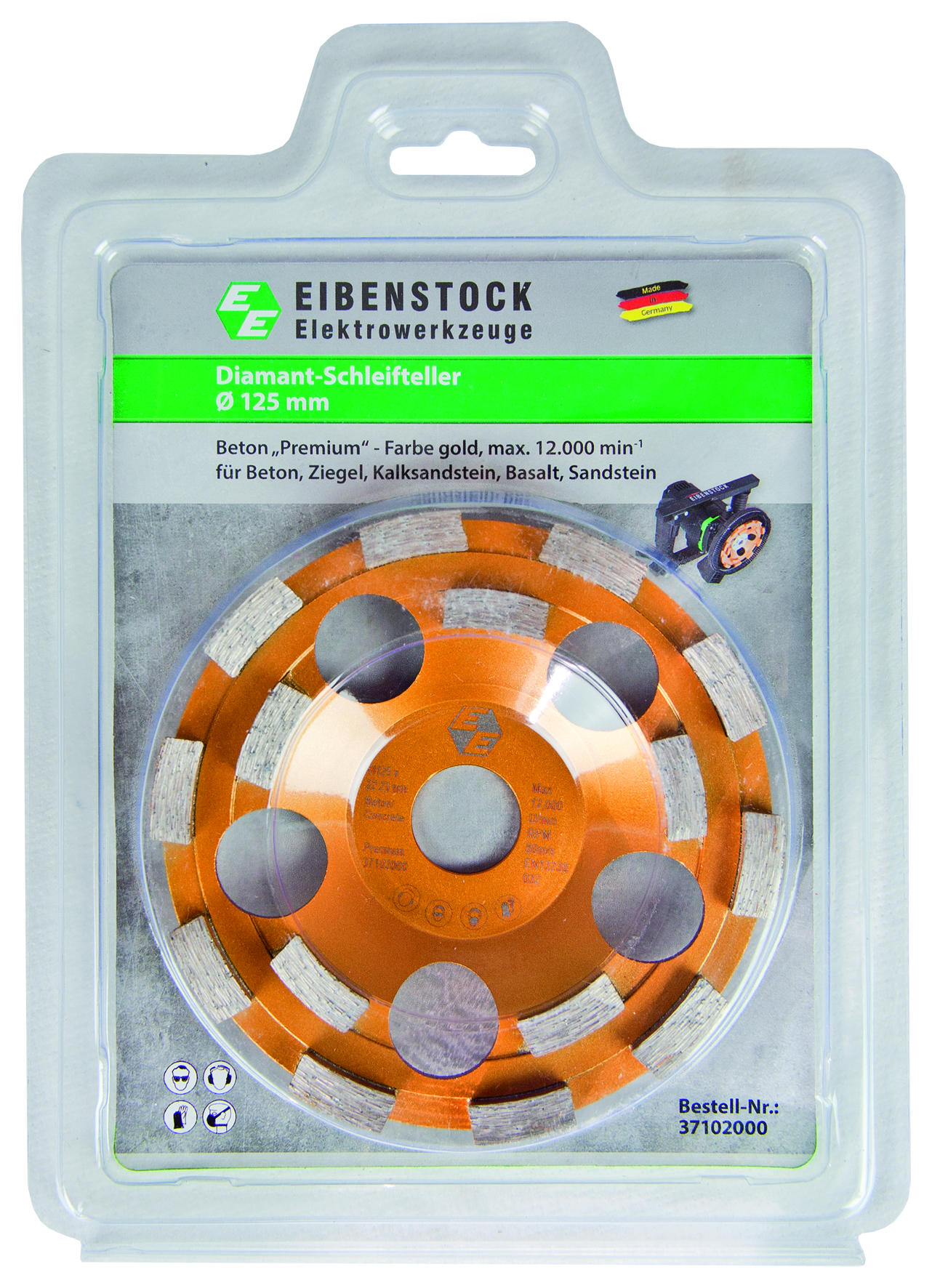 Disco abrasivo diamantato Ø 125 mm “Premium”