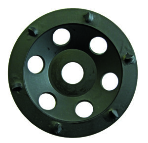 Plateau in PCD  Ø 125 mm PKD segmenti arrotondati
