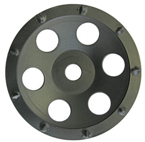 Plateau in PCD  Ø 175 con 9 segmenti PCD arrotondati (per