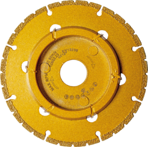Disco da taglio e smussatura Ø125mmDiamante (rivestito sottovuoto) / Carburo di tungsteno