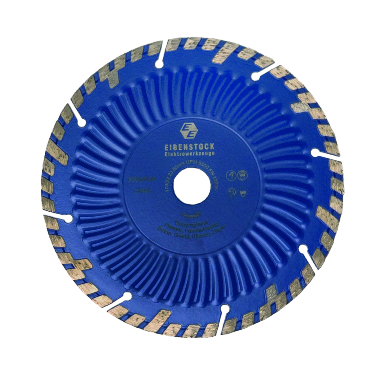 Diamond cutting disc for wet and dry cutting, Ø 180 mm
