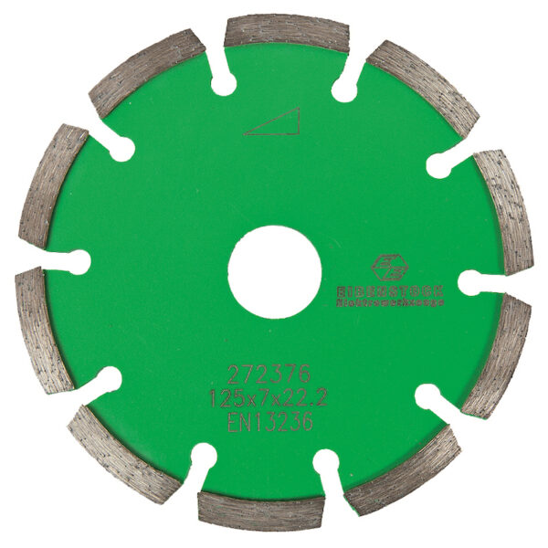 Diamond milling disc, Ø 125 mm, milling width 7 mm