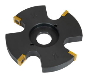 - Disco di fresatura 14/16 mm inclusi 4 inserti reversibili