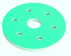 - Piastra base con velcro Æ 225