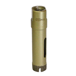 Foretto diamantato a secco M14 Ø  20 mm. Lungh. utilizz.35 mm.