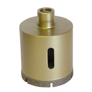 Foretto diamantato a secco M14 Ø  68 mm. Lungh. utilizz.35 mm.