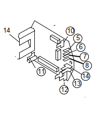 SCHEDA ELETTRONICA EMF 150 Art.80601155